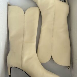 Ted Baker Seydi Leather calf 60mm Stiletto boot - size 8 (EUR 38)